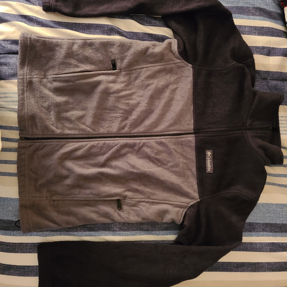 COLUMBIA zipper down fleece